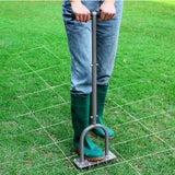 Walensee Lawn Aerator Spike Metal Manual Dethatching Soil Aerating Lawn with 15 Iron Spikes, Pre-Assembled Grass Plug Aerator Tools for Yard, Lawn Aeration, Garden Tool, Revives Lawn Health, Patented