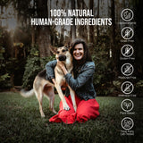 Hemp Dog Health Blanche - 42 Dog Calming Treats - Stress & Relaxation Support - Natural Vegan Hemp Calming Chews for Dogs with Coconut Oil