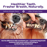 Dental Powder for Dogs Teeth – Dog Dental Powder for Teeth Cleaning – All Natural Bad Dog Breath Treatment with Probiotics for Fresh Breath & Oral Health – Chicken Flavored, 60 Scoop Supply
