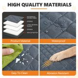 ANOSOSPECIAL Back Seat Extender for Dog,Waterproof Hard Bottom Dog Car Seat Cover for Back Seat Protector,Foldable Camping Pet Hammock Bed,Easy Clean Travelling Accessories Car SUV Truck (Gray)