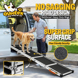 Extra Long 71”Dog Ramp Folding Pet Ramp for Car Large Dogs with Non-Slip Surface Dog Ramps up to 200 lb for Car SUV Truck