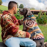 URQUKUMA Dog Clothes for Large Dogs - Hand Made Sweater - Dog Poncho - Knitted by Artisans in The Heart of The Mountains of Ecuador - Winter Hoodie Outfit - Pet Costume
