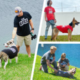 Funny Matching Dog and Owner Outfit Sweater - I've Created A Monster Pet & Owner Matching Hoodie Sweatshirt Cute Dog Clothes | Black (2XL Human | L Dog)