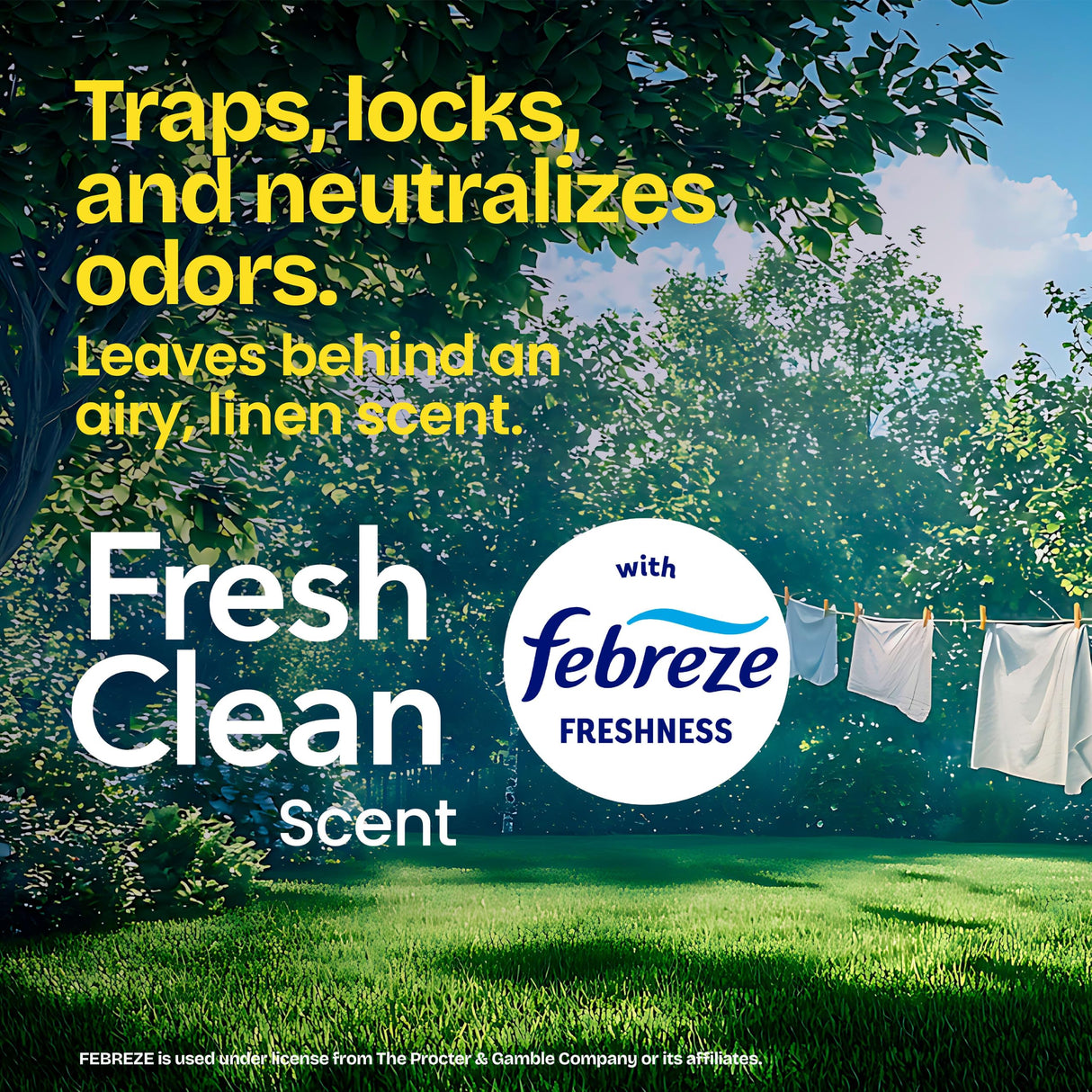 Tall Kitchen Drawstring Trash Bags - Odorshield 13 Gallon White Trash Bag, Febreze Fresh Clean, 110 Count