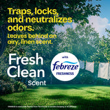 Tall Kitchen Drawstring Trash Bags - Odorshield 13 Gallon White Trash Bag, Febreze Fresh Clean, 110 Count