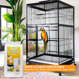 14" X 18" Disposable Bird cage Liners 50 Units, Super Absorbent, Parakeets, Cockatiels, Doves, Canaries, Parrots