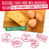 Charlee Bear Original Crunch Dog Treats Variety Pack, 16 oz (4-Pack) - Liver, Egg & Cheese, Chicken Soup & Garden Veggie, Turkey Liver & Cranberries Made in The USA Natural Training Treats for Dogs