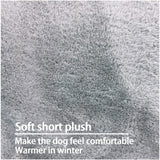 Dalema Dog Bed Cover 53L x 36W x 4H Inch,Heavy Duty Durable Waterproof Fluffy Soft Short Plush Replacement Dog Bed Covers,Washable Removable Pet Bed Mattress Cover with Zipper.Grey