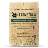 HealthiStraw FarmStraw Coarse Cut, 3 cu ft (25 lb) Expands to 10+ cu ft – Wheat Straw Bedding for Homesteads, Hobby Farms & Small Pets – Dust-Free, Absorbent, Fluffy, Insulating, Sustainably Sourced