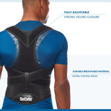 Back Brace Posture Corrector for Men and Women - Adjustable Posture Back Brace for Upper and Lower Back Pain Relief - Muscle Memory Support Straightener (Small)