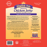 Kingdom Pets Chicken Jerky Dog Treats with Only 3 Ingredients and No Fillers, 3 Pound Bag
