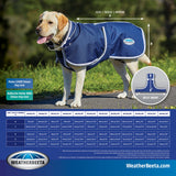 WeatherBeeta ComFiTec Reflective Parka 300D Deluxe Dog Coat, Orange, 14"