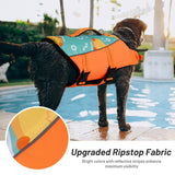 Cyeollo Dog Life Vest for Swimming & Boating, High Buoyancy Jacket with Front Float, Adjustable Sizes - Small to Large, Yellow Duck M