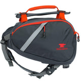Mountainsmith K9 Dog Pack, Adjustable Chest and Back Harness Canine Backpack, Saddle Bags with Zippered Pockets for Camping, Travel, Outdoors, Backpacking, Hiking, Lava Red, Small