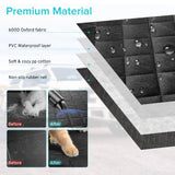 Dog Car Seat Cover Compatible with Ford Ranger/Maverick Hybrid XL XLT Lariat Limited Platinum 4Door Back Seat Accessories, Waterproof Truck Pet Bench Backseat Covers with Non-Slip Backing 2000-2026