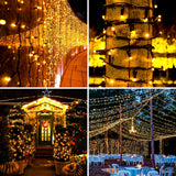 XURISEN 403FT Christmas Lights, 1000 LED Super Long String Lights 8 Modes & Memory Timer Plug in Twinkle Fairy Lights Decor for Home Xmas Party Wedding