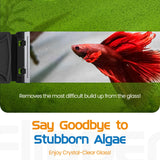 Flipper Max Aquarium Algae Remover for Fish Tank Cleaner Replacement Blades, Pack of 2 - Glass Scraper Blades for Cleaning Kits - Water Cleaning Accessory