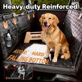 VOYURAN Back Seat Extender for Dogs with Hard Bottom, Dog Car Seat Cover for Back Seat, Waterproof Backseat Dog Extender & Hammock, Fits Most Cars, SUVs &Trucks, Medium&Large Dogs