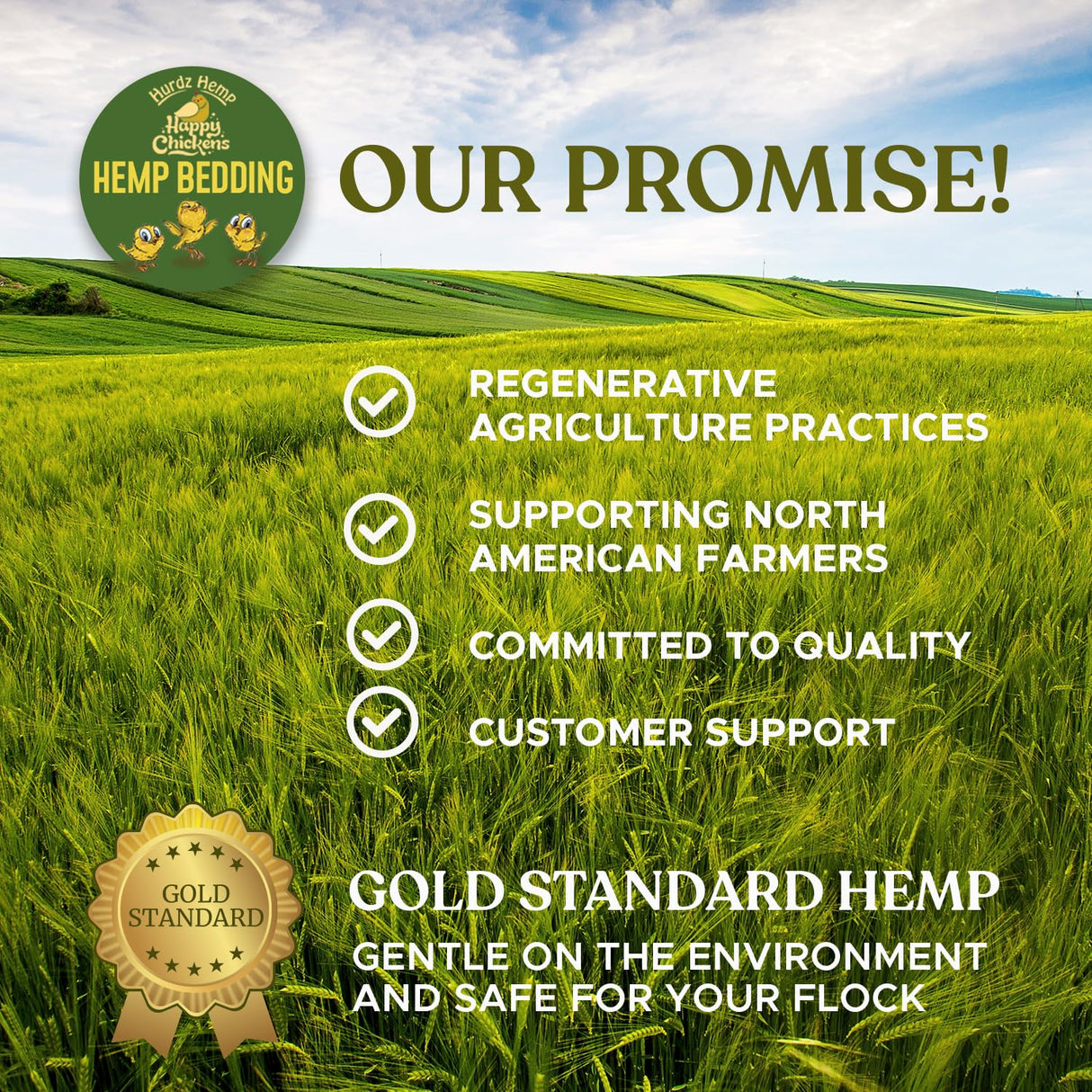 Hemp Bedding for Chickens - Made from 100% Natural Hemp - Superior Absorption & Odor Control- Eco-Friendly Hemp Bedding for Chickens - Easy Maintenance Hemp Bedding for Small Animals