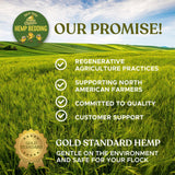Hemp Bedding for Chickens - Made from 100% Natural Hemp - Superior Absorption & Odor Control- Eco-Friendly Hemp Bedding for Chickens - Easy Maintenance Hemp Bedding for Small Animals