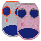KYEESE 2 Pack Dog Cooling Shirts - Breathable Instant Cooling Vests, Lightweight for Summer Dog Apparel, Pink+Grey, Small