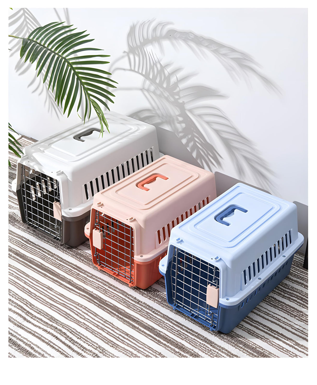 LLGJ-Pets Spree Travel Pet Carrier Dog/cat Hard-Sided Carriers for Pets up to 14 Pounds Small Animal Carrier Airline/Road Travel Approved Stout (Coffee)