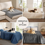 Bedsure Waterproof Couch Cover for Dogs Washable - Waterproof Blanket for Large Dogs Couch Sofa Cozy, Lightweight Furniture Protector for Pet Cat Quick Drying Puppy, Sandy Tan, 40x50IN