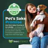 VETRISCIENCE Dental Care Powder - Dental Supplement Powder for Dogs & Cats - Supports Breath Freshening - Healthy Teeth & Gums - Easy-to-Use Oral Hygiene for Pets - 16 oz