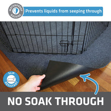 Load image into Gallery viewer, Drymate Jumbo Dog Playpen Mat (60x74), Super Absorbent, Waterproof, Slip-Resistant, Machine Washable, Reusable Puppy Pad for Training, Whelping, Housebreaking, Incontinence, Crate, Kennel (USA Made)
