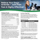 VetSmart Formulas Critical Joint Relief Soft Chew for Dogs – Hip & Joint Supplement with Glucosamine, MSM, Green-Lipped Mussel – Joint Discomfort, Hip Dysplasia & Mobility Support, Made in USA