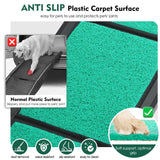 Max Length 71" & Width 20" Dog Car Ramp for Large Dogs Up to 250lbs, Foldable & Non-Slip Surface Ideal for Cars, SUVs, Trucks and Outdoor Steps, Upgraded Lighter Weight, Extra Wide Pet Stairs Ramp