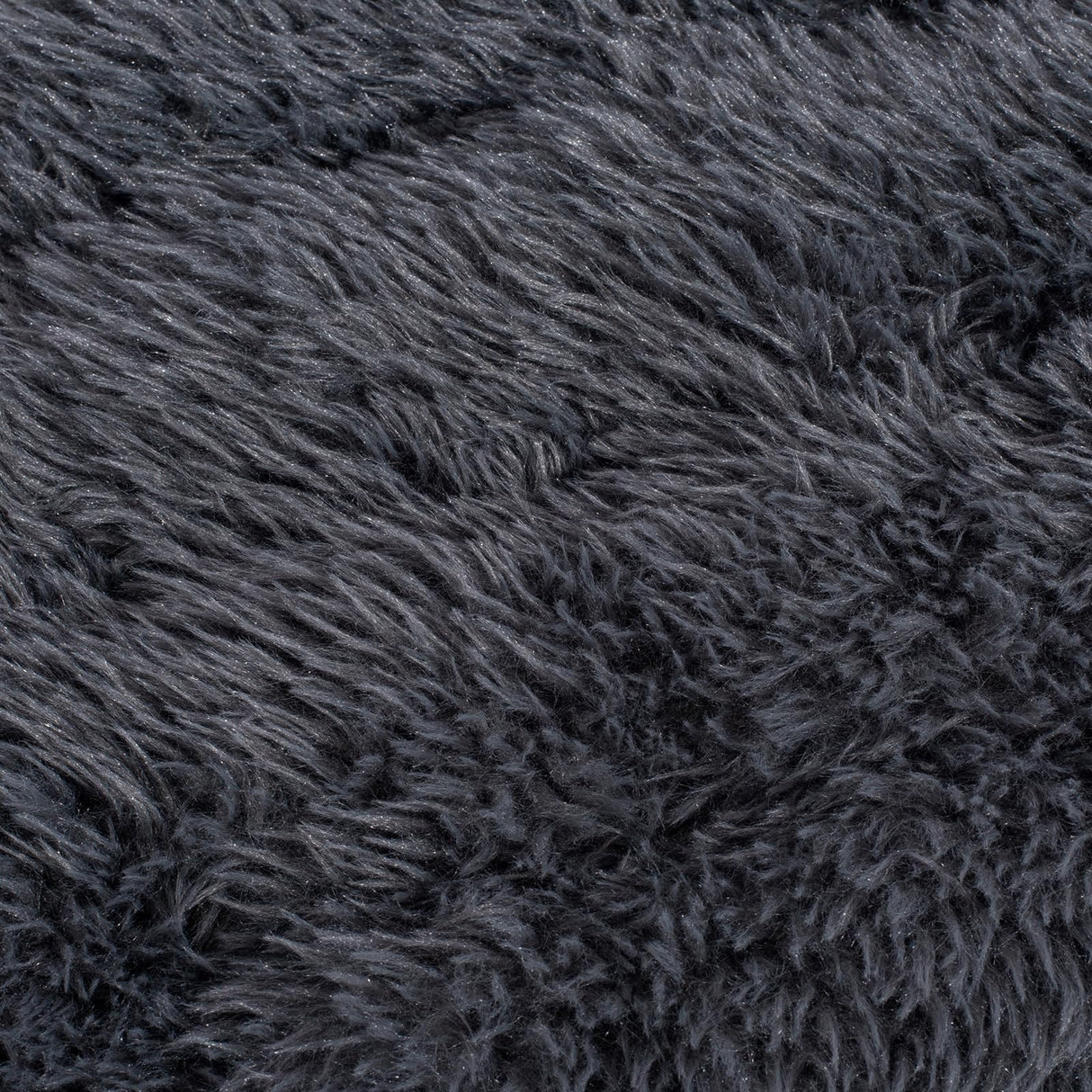 Machine Washable Dog Bed, Deluxe Plush Dog Crate Pad and Cat Bed, Anti-Slip Bottom Kennel Pad Mat, Fuzzy Pet Beds for Large, Medium, Small Dogs Breeds (Dark Grey, 36.0"L x 24.0"W x 3.0"Th x 1 Pack)