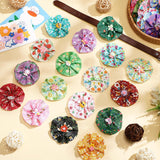 Sweetude 100 Pcs Spring Dog Collar Flowers Bulk Dog Bow Ties Bulk Pet Flower Charms Holiday Puppy Bow Ties Grooming Accessories for Small Medium Large Dogs and Cats(Flower Style)
