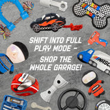 design LAB, Inc. NASCAR Official Merchandise | NASCAR Toy Bone Plush & Bandana, Medium | Soft Squeaky Pet Toy for Dogs Gift Set