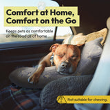 POMESEA Dog Calming Pillow, Glow in The Dark Dog Put Head on, Soft Question Mark Pillows for Dogs, Kids, Adults, Washable Dog Bed Pillow, Cozy Dog Body Pillow (L Gray)