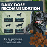 Mighty Paw Calming Chews for Dogs with Melatonin 2 Pack - Sleep Aid Waggables Calm (Made in USA) - Puppy & Large Dog Treats - Composure Dog Calming Chews for Stress & Relaxation, 240 Count