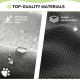 Morpilot 32-inch Portable Collapsible Dog Crate: Travel Dog Crate Soft-Sided for Medium Large Dogs up to 70lbs, with Foldable Bowl, Shoulder Strap & Storage Pockets, Grey