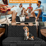 TAUYANG Dog Car Seat Cover for Back Seat Compatible with Tesla Model Y Model 3 2017-2026 Highlander Juniper 2024-2026 Accessories, Waterproof Non-Slip Pet Bench Seat Covers Backseat Accessories