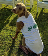 Golf Caddie Bib for Dogs (White) - Personalized Golf Caddy Bib
