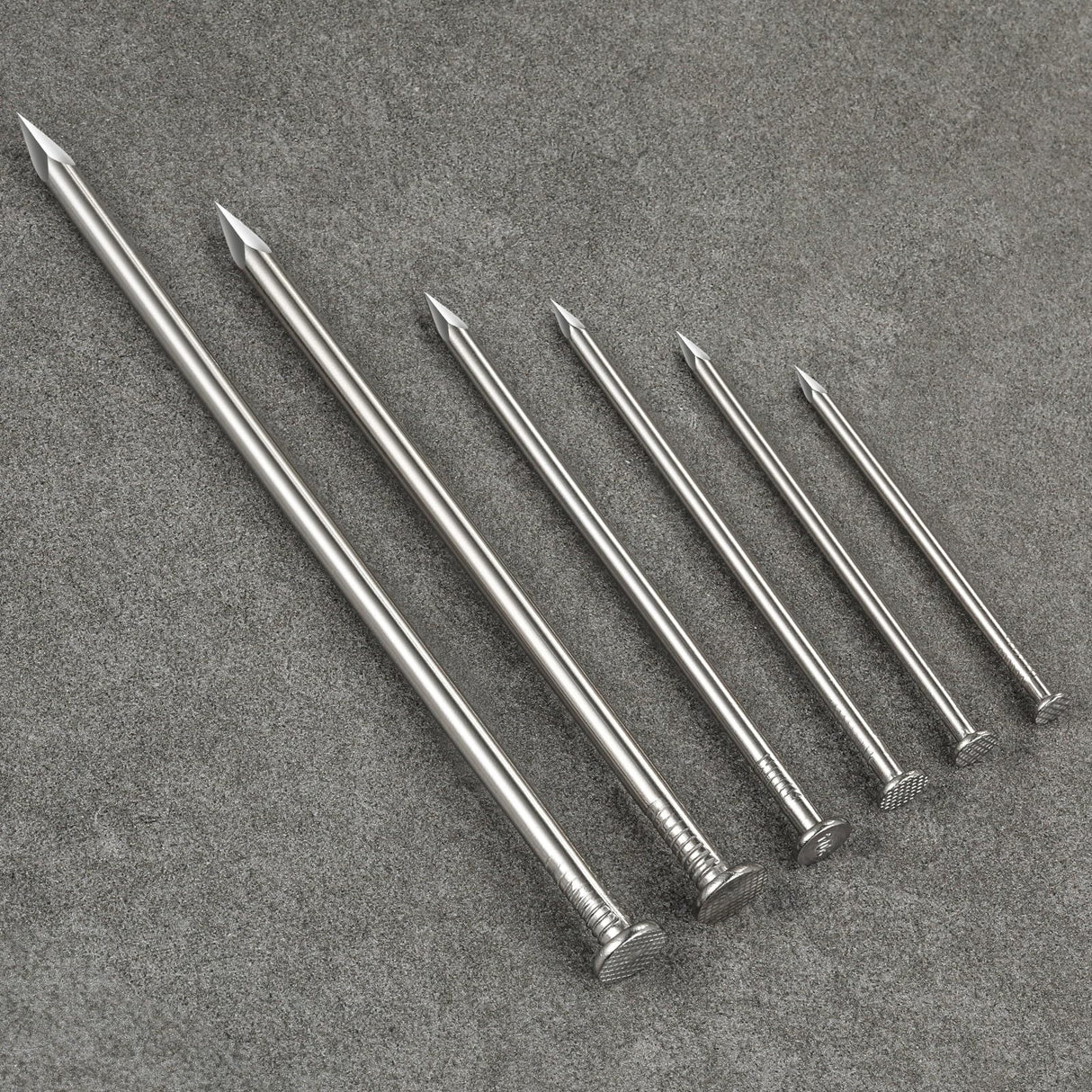Wensilon 430pcs Stainless Steel 304 Nails Kit, Hanging Nails Kit, Wall Nails Kit, Dowels Kit, Long Nails Kit