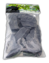 Natural Slate Stone 1 to 3 Inches - USA Sourced and Packaged for Aquascaping Aquariums, Terrariums, Paludariums, Reptile Enclosures, Wargaming, Models, Mosaic Art, Miniature Fairy Gardens (2lbs Grey)