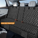 TAUYANG Dog Car Seat Cover for Back Seat Compatible with Tesla Model Y Model 3 2017-2026 Highlander Juniper 2024-2026 Accessories, Waterproof Non-Slip Pet Bench Seat Covers Backseat Accessories