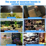 8pcs Fish Tank Divider with 10 pcs Suction Cups DIY Adjustable Aquarium Divider Filter Bottom Fish Tank Isolation Board Egg Crate