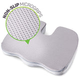 Seat Cushion for Desk Chair - Back Pain, Tailbone Relief, Coccyx, Butt, Hip Support - Ergonomic Office Chair Sciatica Car Pillow