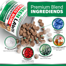Load image into Gallery viewer, YUMA'S Dog Urine Neutralizer for Lawn - 170 Chews - Advanced Grass Green Savers for Dog Urine - Canine Pee Grass Neutralizer Supplement - Green Lawn Treats with Probiotics and Digestive Enzymes
