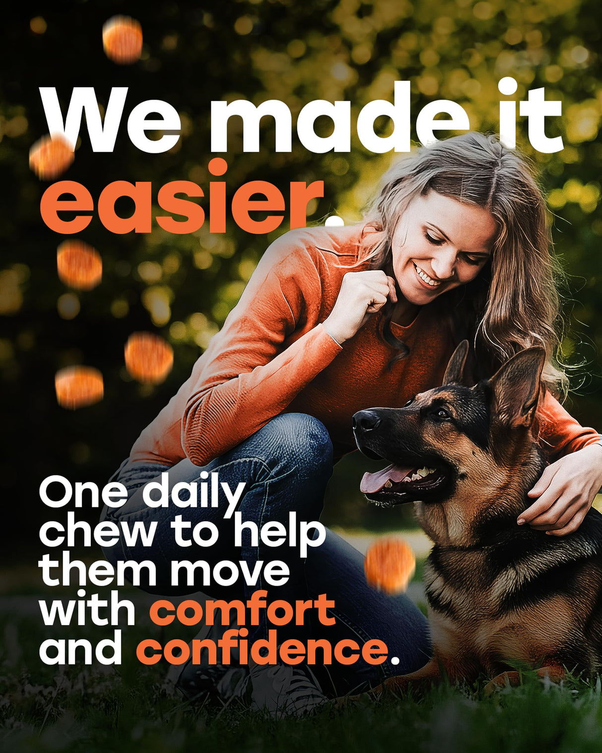 Pup Choice Glucosamine 500mg Hip & Joint Support Supplement for Dogs – Chondroitin, Collagen, MSM & Turmeric Chews – Supports Mobility, Flexibility & Joint Health for Large Breeds & Seniors