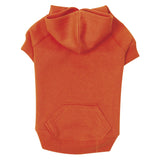 Zack & Zoey Basic Hoodie for Dogs, 8" X-Small, Vibrant Orange