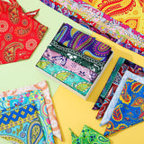Sanwuta 100 Pcs Paisley Dog Bandana Bulk Pet Triangle Scarf Bibs Bandanas for Dogs Washable Puppy Kerchief Adjustable Grooming Supplies for Small Medium Large Seasonal Cat Costume Accessories
