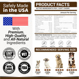 Turkey Tail Mushroom for Dogs - 170 Count - Mushroom Chews for Dogs Lipoma Lumps and Bumps - Immune Health, Digestive, Skin, Energy, Joint Vitamin Support Guard Buddy - Multivitamin Supplement