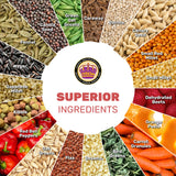 LEACH GRAIN & MILLING CO. Finch Cuisine 4 Lbs, Finch Food, Nutrient-Rich Blend Bird Seed, Birdseed for Finches and Small Birds, Support Daily Energy, Growth & Healthy Balanced Diet, No Mess Bird Seed